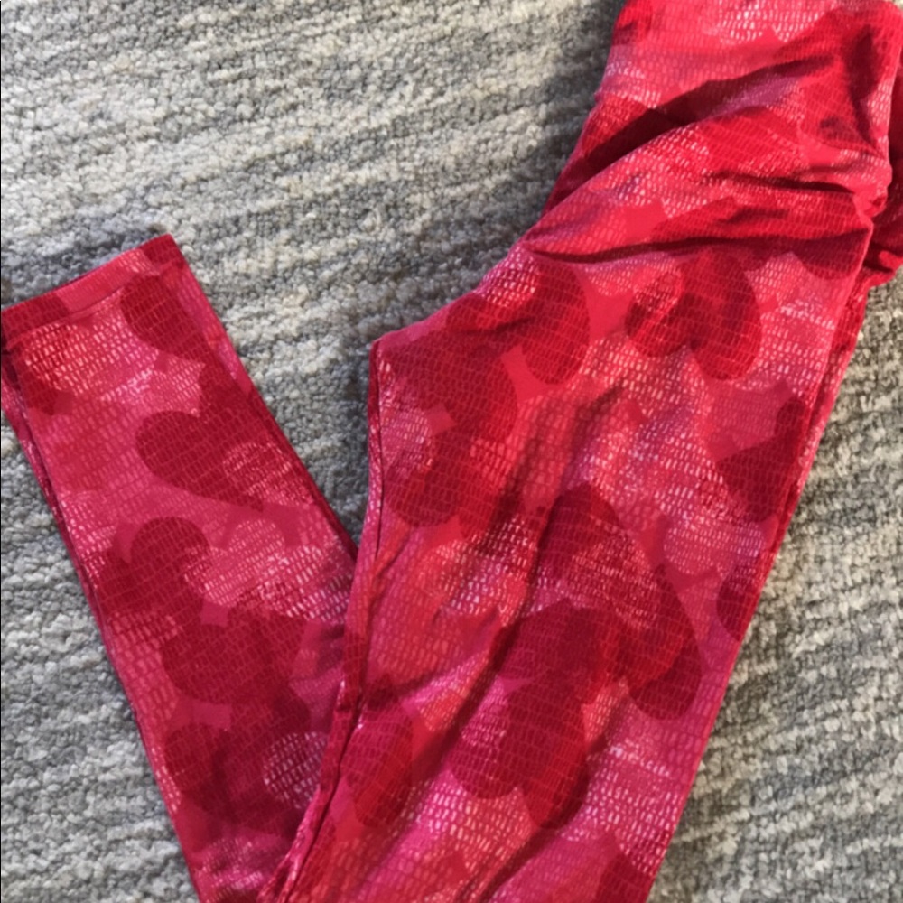 Lularoe OS Valentines Leggings